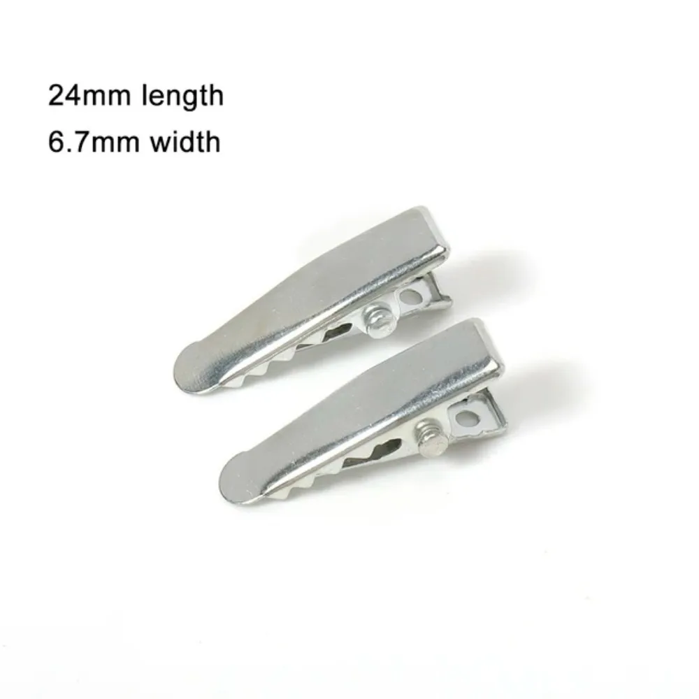 50 Stücke Hochwertige Metall Haar Krokodilklemmen Zubehör für DIY Schmuck Haarnadeln Haarspange Ornament Frauen Haar Styling Werkzeug