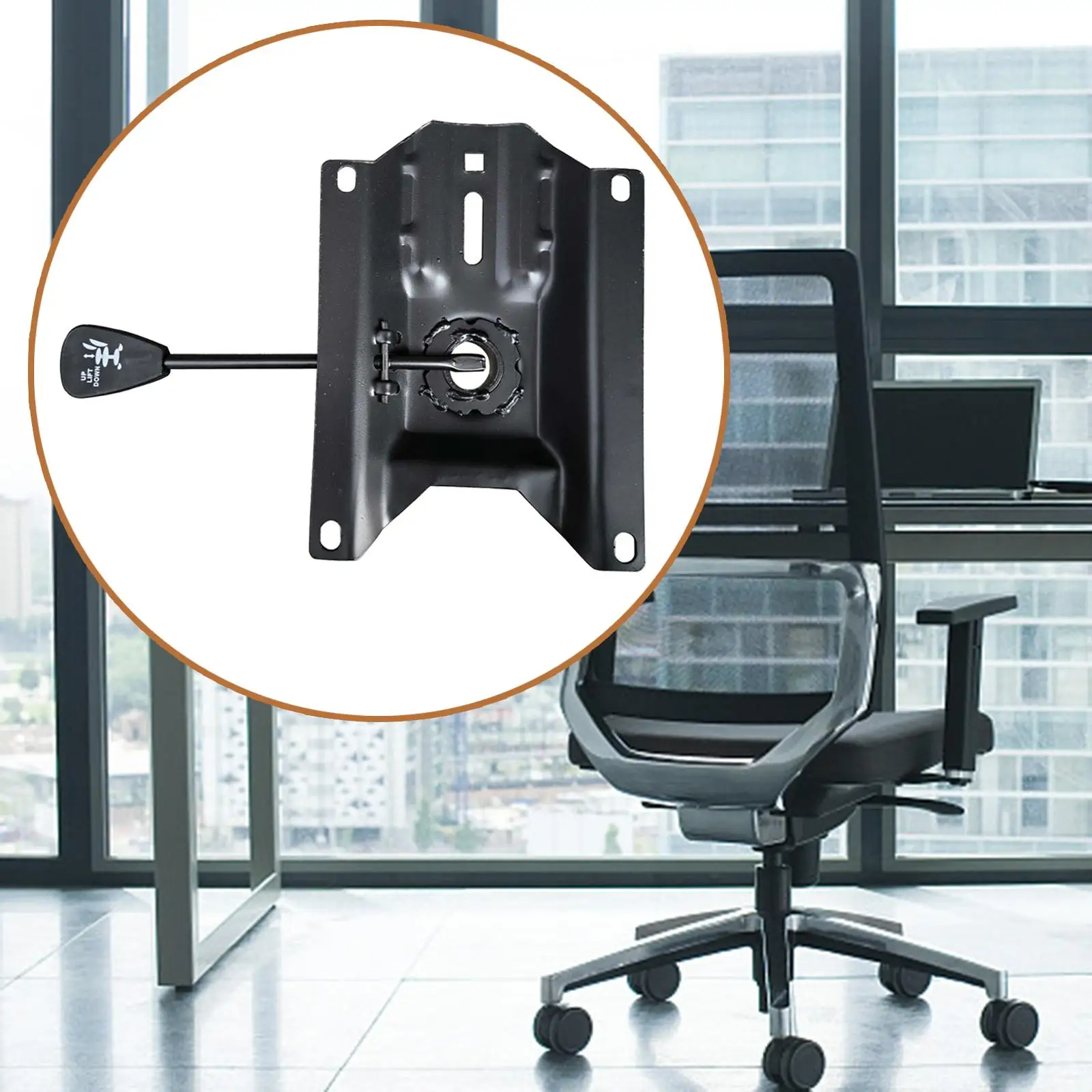 Replacement Base Tilt Control Heavy Duty Replacing Portable Office Chair Swivel Tilt Control Seat Mechanism for Gaming Chair