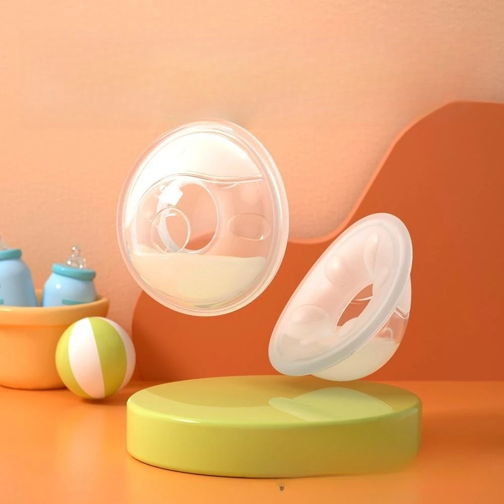 Draagbare Moedermelk Collector Shell Siliconen Borstvoeding Lekkage Preventie Wasbare Anti-Overflow Pads Herbruikbare Verpleging Pads