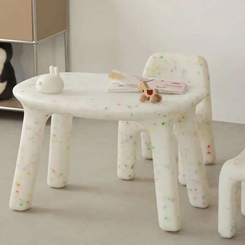 Mesa de plástico infantil, Quarto infantil, Cadeiras pré-escolares, Cadeiras de bebê, Mobiliário para crianças, Penteadeira, Mini Set
