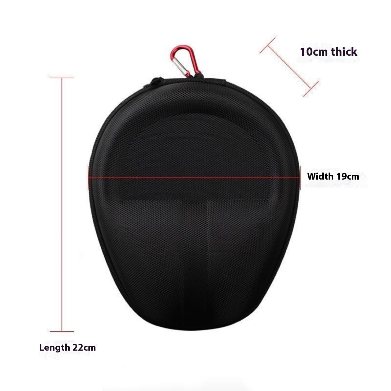 Geeignet für Over-Ear-Kopfhörer. Die Aufbewahrungstasche ist sturzsicher, druck- und stoßfest und plus tragbar; die Schutzhülle i