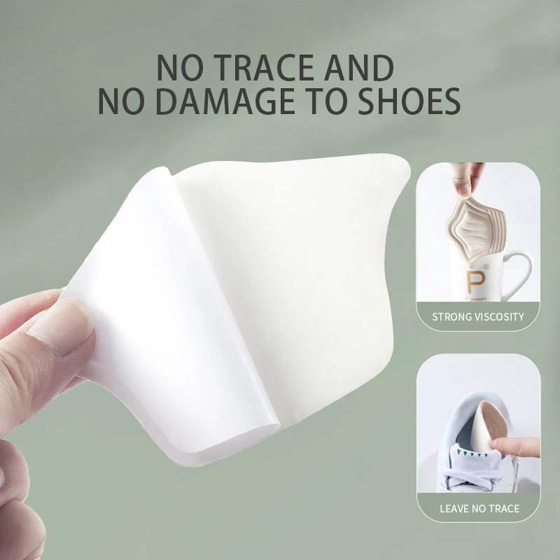 Clearance_1 คู่/2 ชิ้นรองเท้าผ้าใบ Patch Heel Pads Insole Patch รองเท้ากลับสติกเกอร์เบาะใส่พื้นรองเท้าหนา Heel Protector กลับ