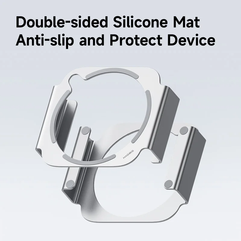 Soporte de escritorio Hagibis para Mac mini M4/M4 Pro 2024, soporte de disipación de calor, soporte de aleación de aluminio, accesorios de soporte de refrigeración
