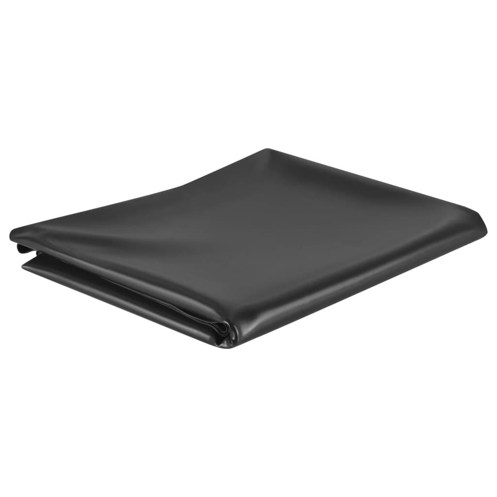 Teichfolie de PVC negro, 2x3m, 05mm, revestimiento duradero para jardín de agua, para estanque, pecera, decoración de piscina