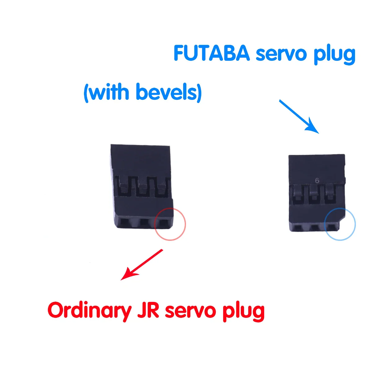 Bộ 50 DIY Servo Nối Dài JR/Futaba Cổng Kết Nối Nam/Nữ Cắm Với 2.54 Nhà Ga Cho RC Robot máy Bay Xe Servo ESC