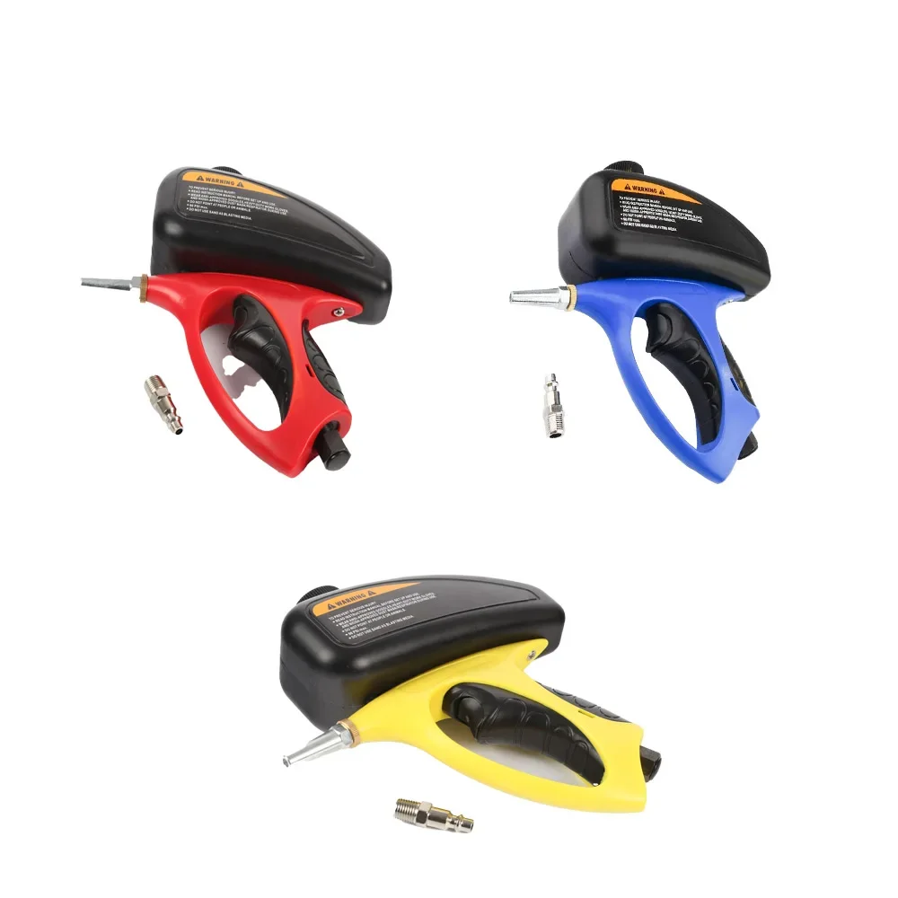 Handheld Gravity Blaster 90Psi Portable Sand Paint Sprayer Pneumatic Rust Power Tool Protection Blasting Air Gun High Pressure