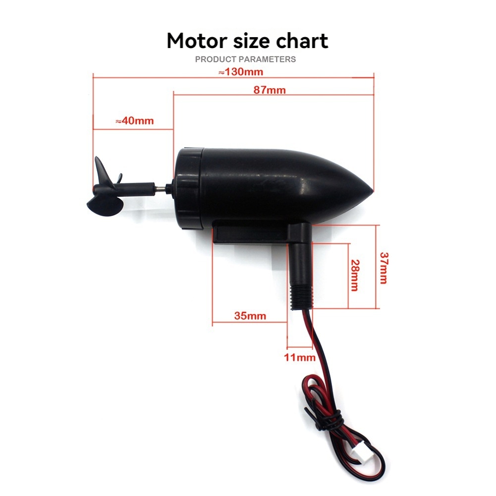 Köder boot Unterwasser motor Propeller Boots zubehör DIY modifizierte Kits für 2008-5 Fisch köder boot