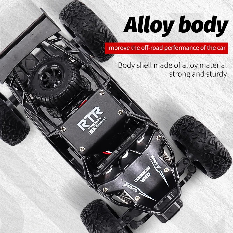 ZWN 1:20 RC รถที่มีไฟ LED 2.4G วิทยุรีโมทคอนโทรลรถยนต์ Buggy Off-Road Control รถบรรทุกของเล่นเด็กสําหรับของขวัญเด็ก