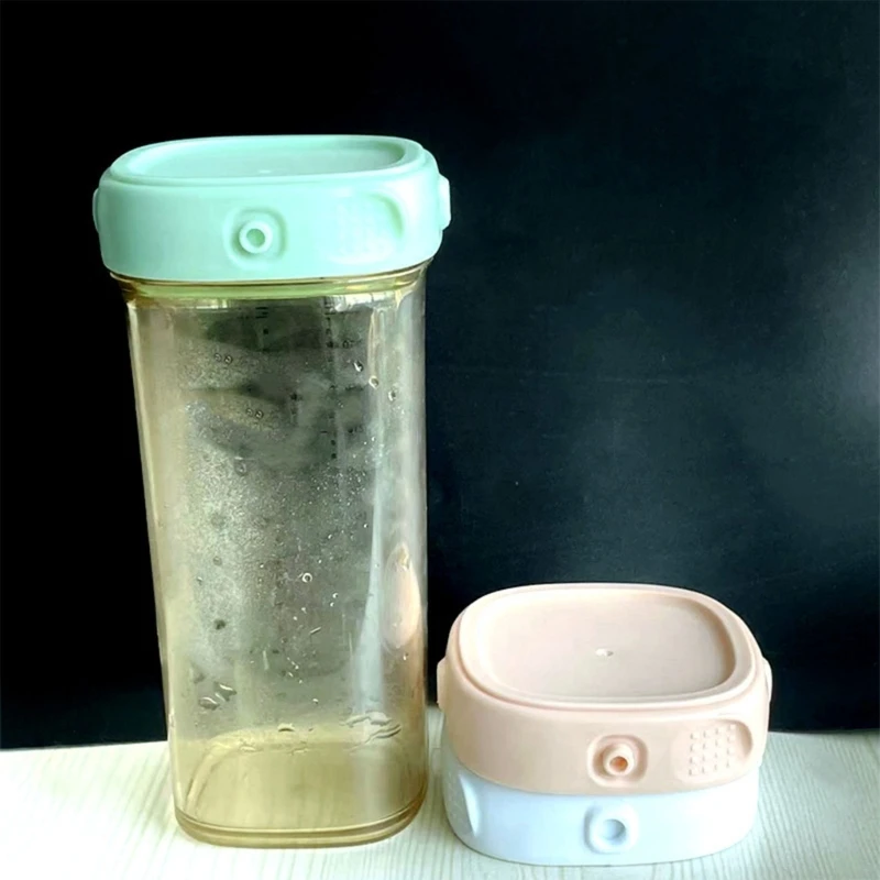 Nắp Chai Có Thể Thay Thế Bé Ăn Chai Niêm Phong Cap Disc Cho Hegen Chai Cho Em Bé Bú Chai Thủy Tinh Vuông Cap