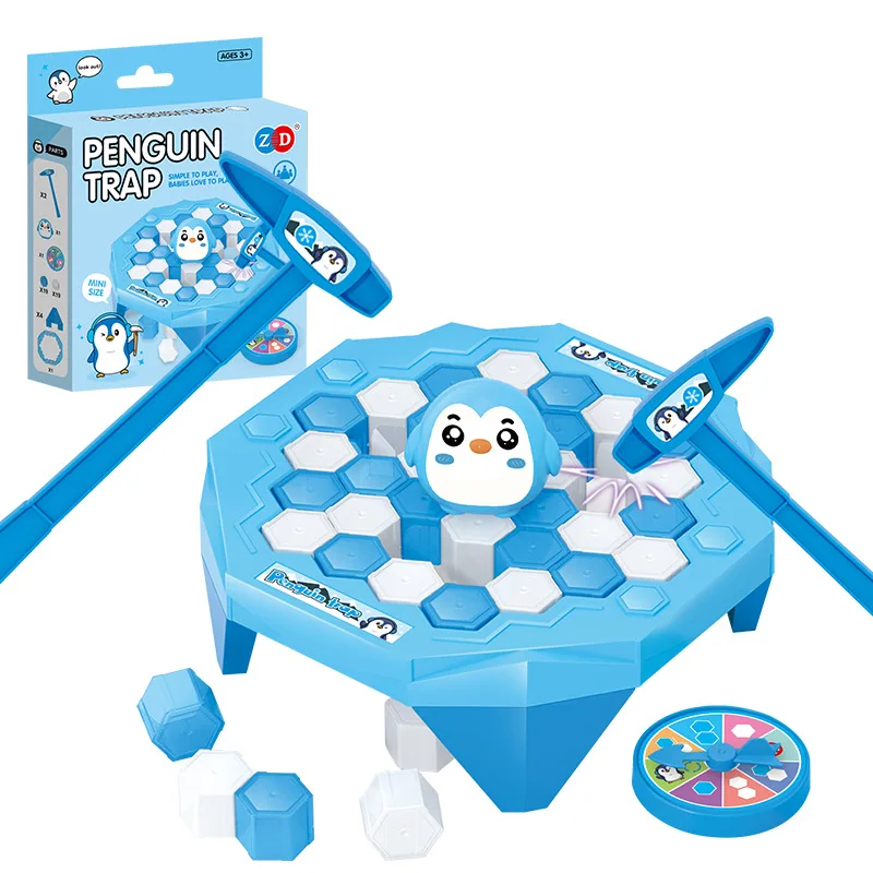 Mini Ice Breaking Penguin กบกับดักเกมเด็ก Interactive Party Board เกมเด็กเดสก์ท็อปของเล่นของขวัญวันเกิดสําหรับเด็ก