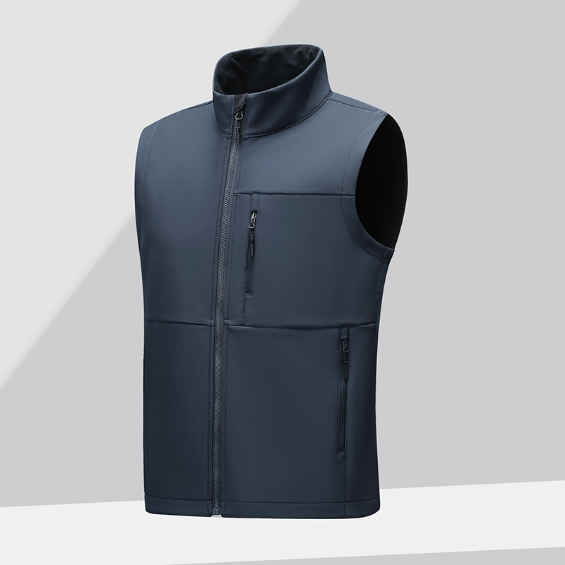 Softshell dicke Weste Herren Herbst und Winter Arbeitskleidung Plüschjacke wasserdicht ärmellos winddicht Laufsportweste
