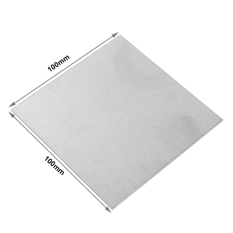 1 шт., 99,9% никелевая пластина высокой чистоты, толщина 0,3/1 мм, размер 100x100 мм/100x200 мм, гальваническая никелевая пластина, металлическая пластина, плоский стержень
