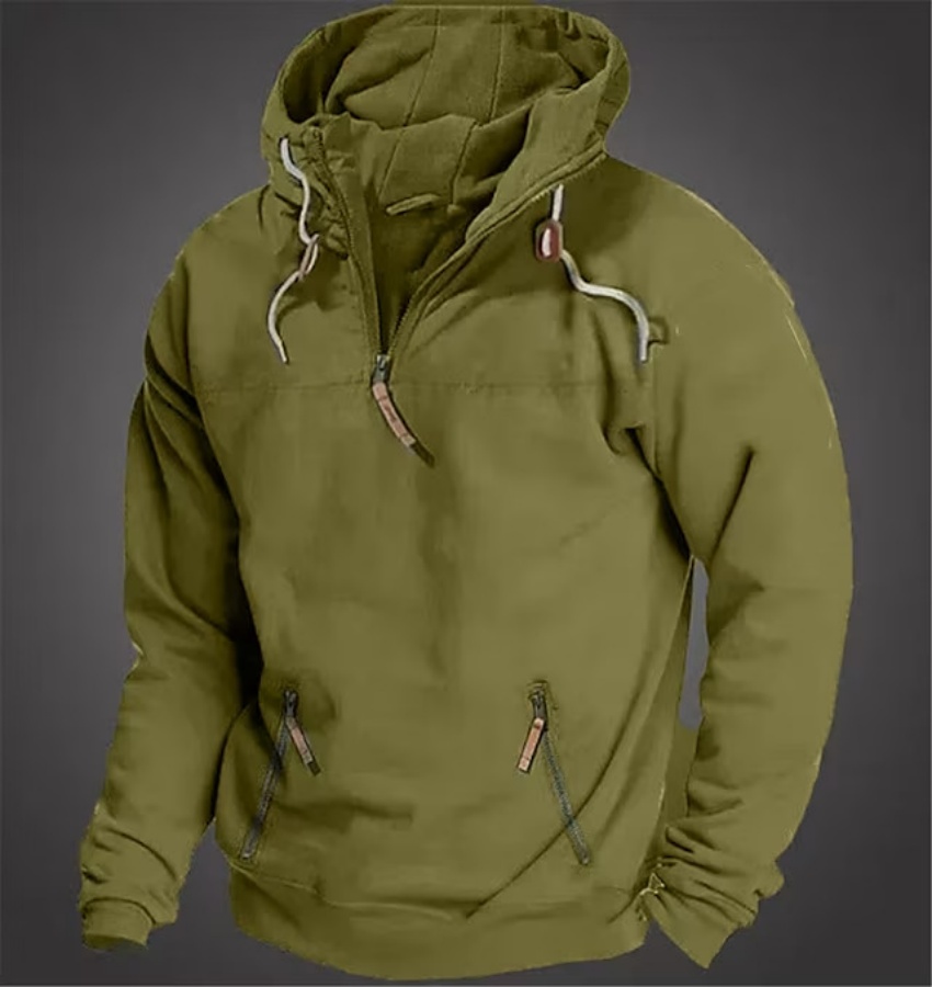 Europa e nos Estados Unidos pelos homens com capuz de outono e inverno com moda de veludo casual jaqueta juvenil com capuz