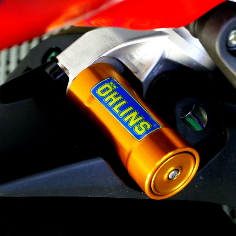 Motocicleta impermeável adesivos para moto OHLINS, amortecedor, protetor solar, corrida, tanque de combustível, capacete decalques, moto, 2pcs