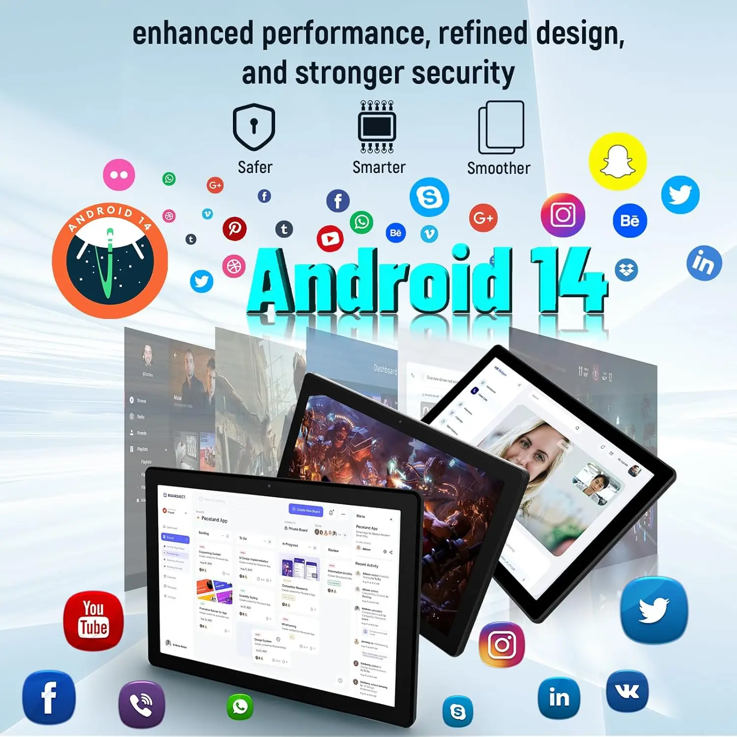11 Polegada tablet android 14gb + 64gb octa-core 6800mah widevine l1 8 em 1 com teclado mouse caso protetor stylus fone de ouvido carregador