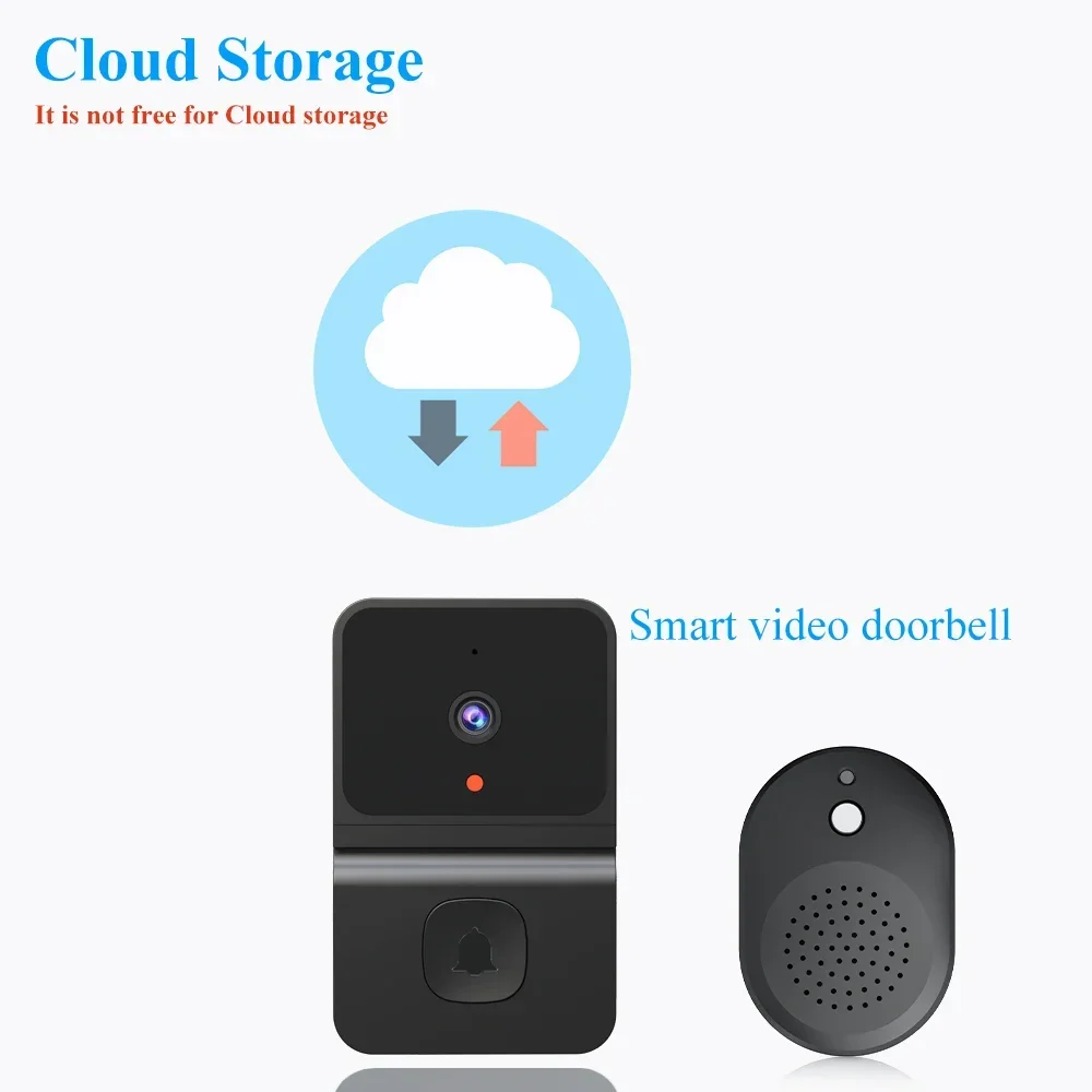 Z30 Electronic Wireless Doorbell WiFi Smart Video Doorbell Digital Visual Intercom WIFI Door Bell Doorman Home Security Camera