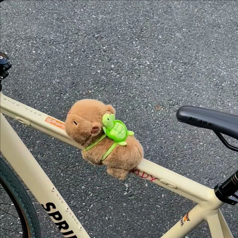 5PCS ตุ๊กตาน่ารักตุ๊กตาน้ํา Dolphin ตุ๊กตานาฬิกาข้อมือ Snap แหวนของเล่นตุ๊กตาของเล่น Capybara ของเล่นแหวนมือสนุก POP วงกลมเด็กวันหยุด Gi