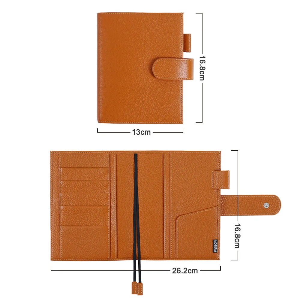 Moterm Loạt Phim Gốc A6 Plus Cho A6 Stalogy Xách Tay Chính Hãng Cuội Hạt Da Bò Lập Kế Hoạch Tổ Chức Chương Trình Nghị Sự Tạp Chí