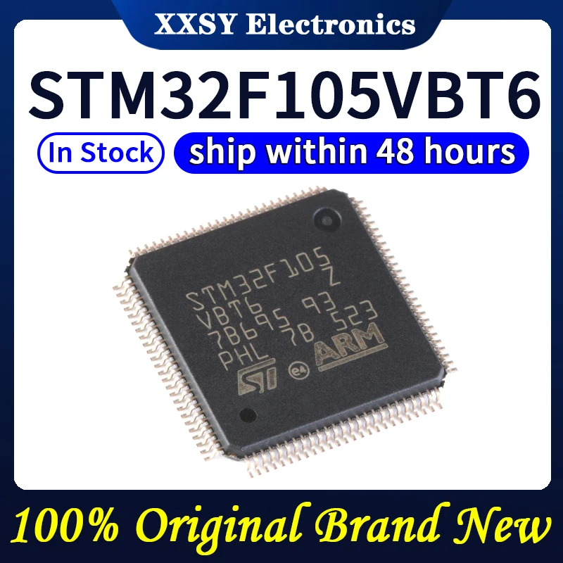 STM32F105RBT6 STM32F105RCT6 STM32F105R8T6 STM32F105VCT6 STM32F105VBT6 STM32F105V8T6 STM32F105VBH6 En stock 100% Original y nuevo