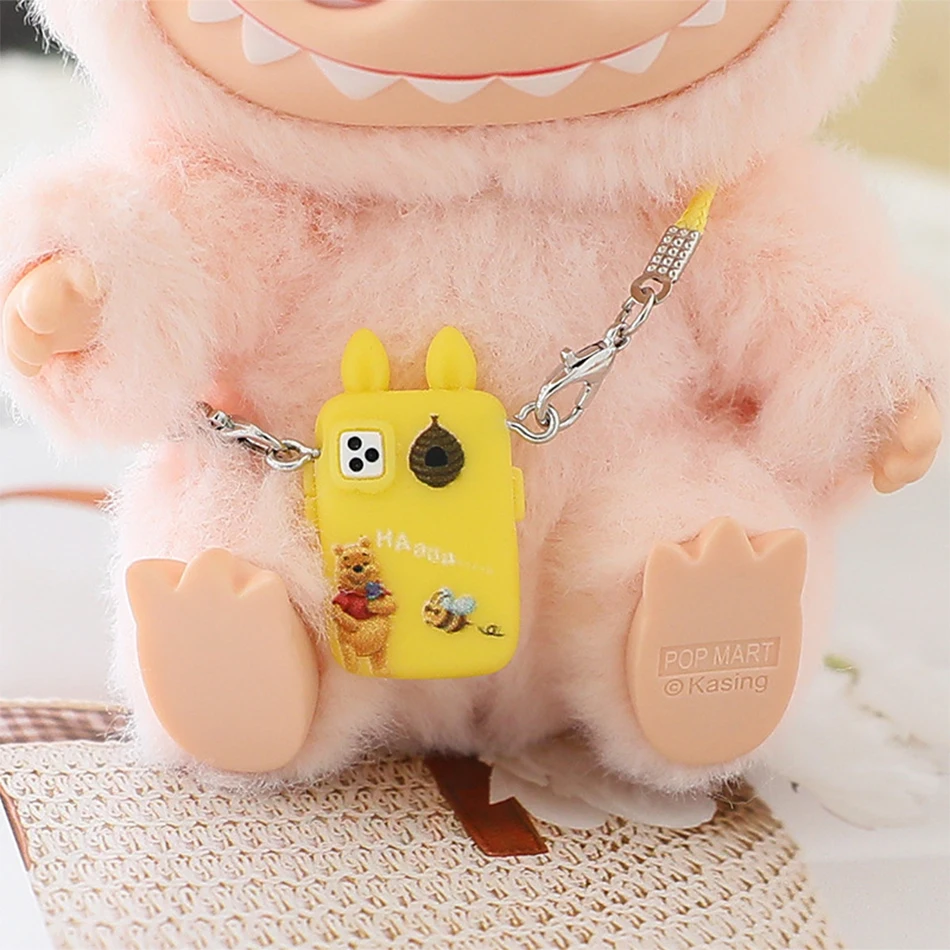 Per accessori Labubu per accessori Crybaby Borsa per telefono per fotocamera in stile cartone animato Accessori per bambole in peluche