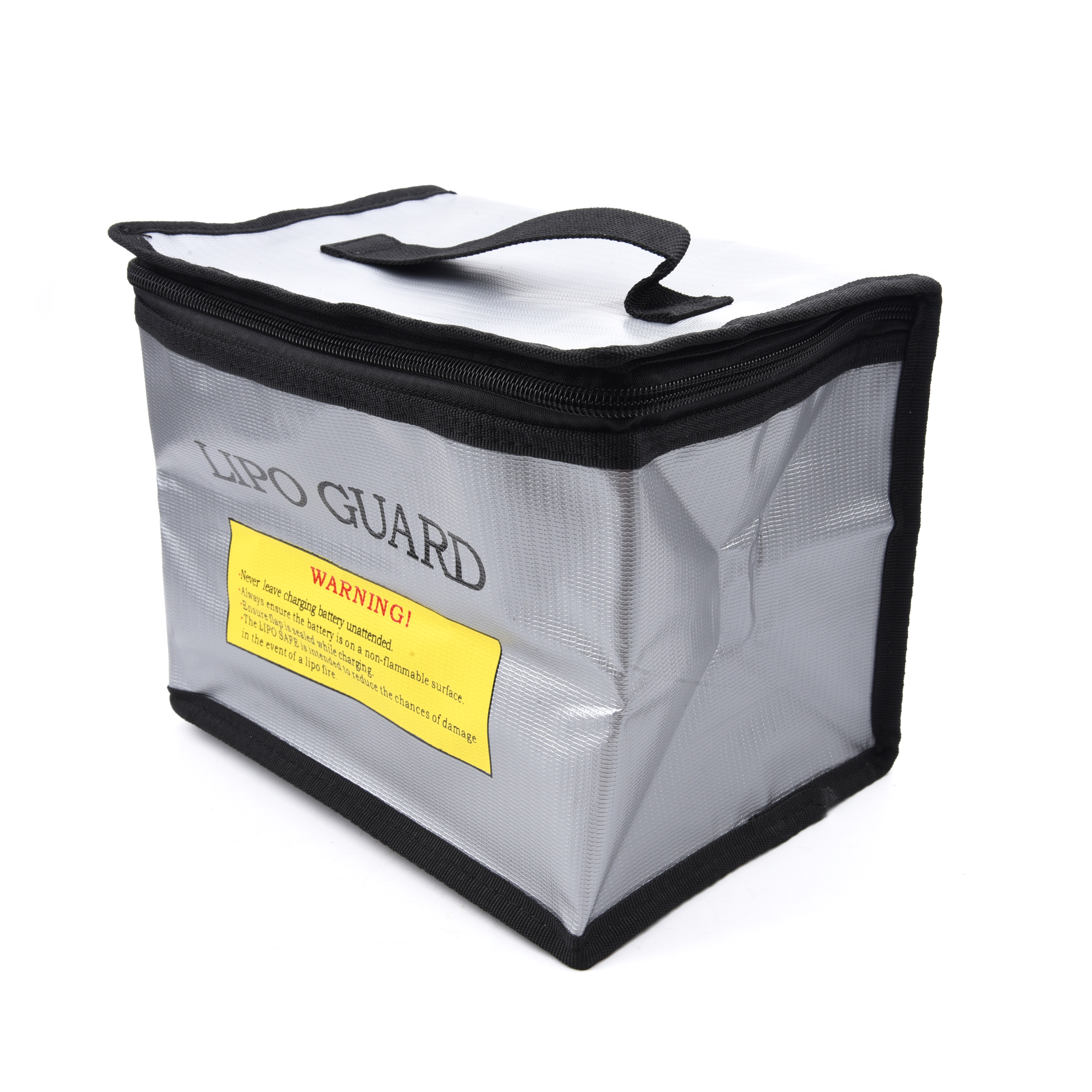 Bolsa de segurança para bateria lipo, 215x145x165mm, portátil, à prova de explosão, à prova de fogo, armazenamento com proteção segura para baterias de drone rc