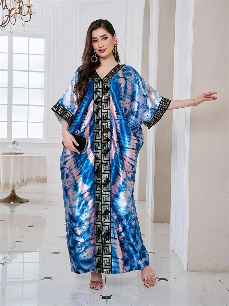 Aangepaste Abaya Voor Vrouwen Dubai Luxe Afrikaanse Moslim Mode Caftan Marocain Avond Jurken Boubou Jurk Djellaba Vrouwen