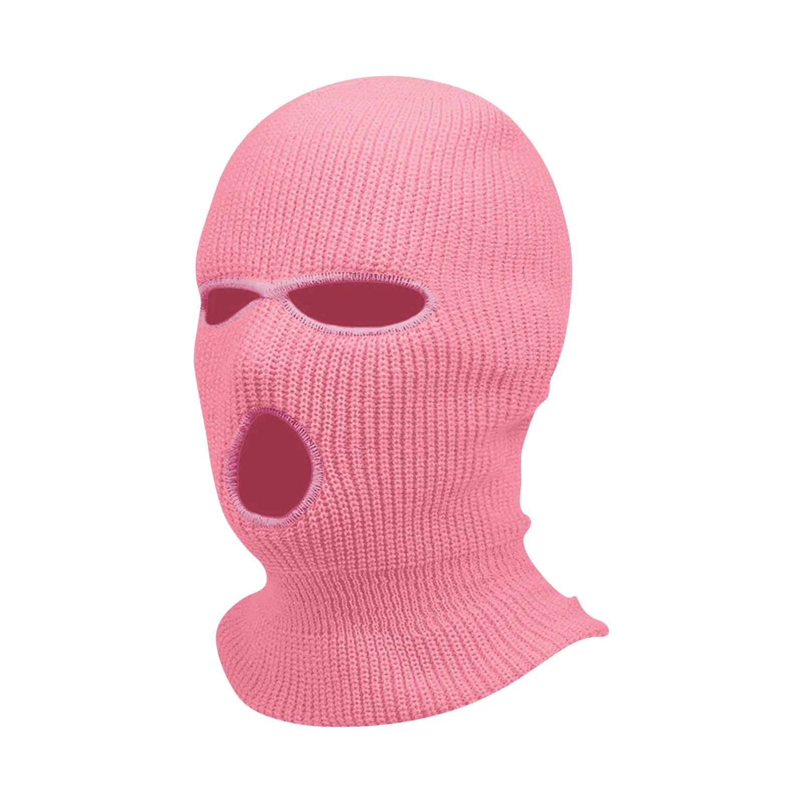2024 nueva cubierta para todo el rostro máscara de esquí sombrero 3 agujeros pasamontañas ejército táctico CS gorros de punto a prueba de viento capó invierno cálido gorras Unisex