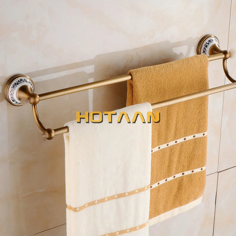 Cổ Chải Bằng Đồng Chắc Chắn Phụ Kiện Phòng Tắm Bộ Châu Âu Sứ Phòng Tắm Phần Cứng Bộ Gốm Retro Đồ Dùng Phòng Tắm
