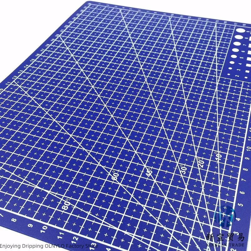 A3 A4 5 PVC Thảm Cắt Bàn Làm Việc Miếng Dán Cường Lực Cắt Miếng Lót May Bằng Tay DIY Dao Khắc Da Bàn Cắt Mặt Đơn chất Liệu Lót