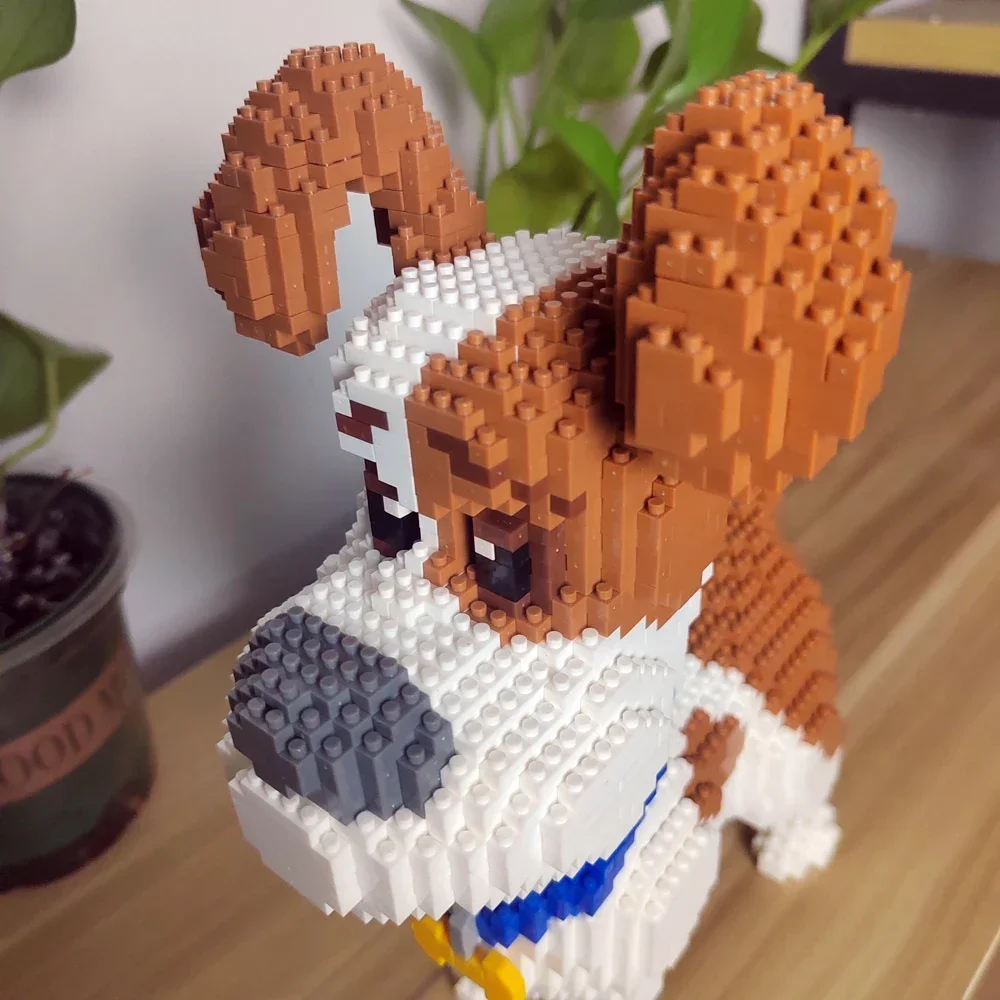 KNEW BUILT Yorkshire Terrier, модель собак, микро-мини-строительные блоки: развивающие игрушки для отдыха для любителей домашних животных, подарки и декор