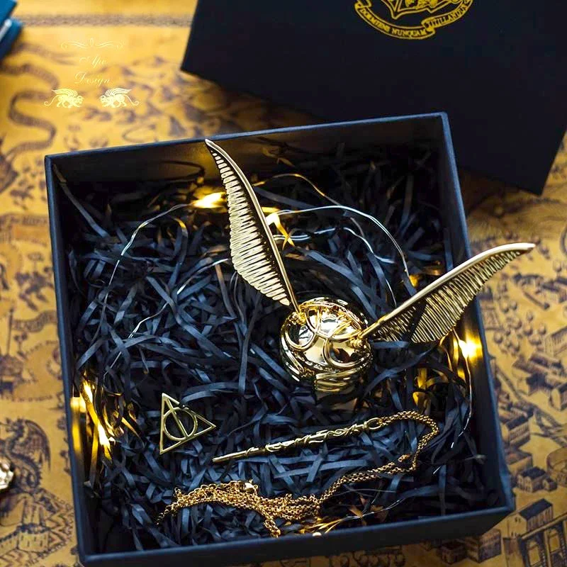 Gold Schnatz Ring Box Flügel Bewegliche Luxus Schmuck Box Lagerung Organizer Fall Displays Halskette Vorschlag Geburtstag Geschenk Box Ideen