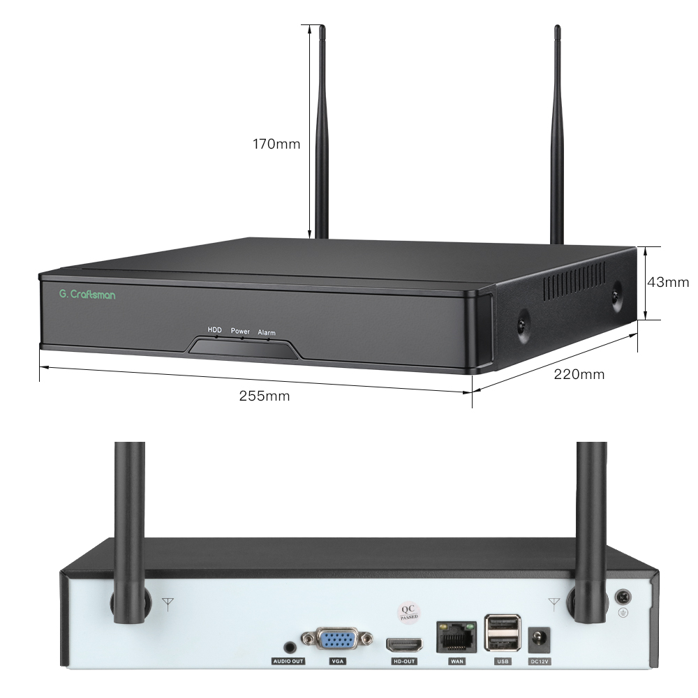 RU XMeye 4CH T 5MP Wi-Fi Система KIT Обнаружение лица Беспроводная система Onvif CCTV Видеонаблюдение Безопасность G.Craftsman