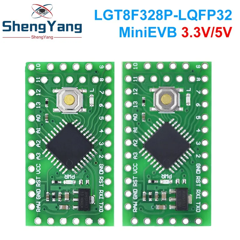 TZT 1/5 шт. LGT8F328P LQFP32 MiniEVB 3,3 В/5 В заменяет Pro Mini ATMEGA328P, полностью совместим с драйвером Arduino ИСПОЛЬЗОВАНИЕ HT42B534-1