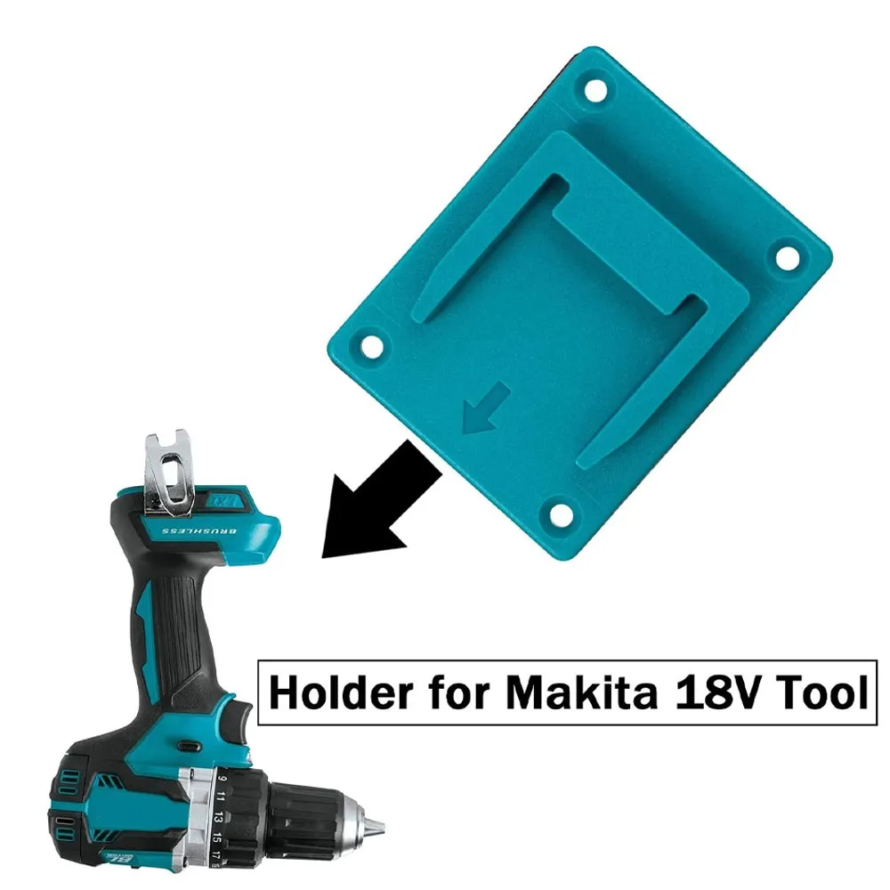 NIEUWE Verbeterde Batterij Opbergrek voor Makita 14.4-18V Li-Ion Batterij Gereedschap Machine Houder Opbergrek Muurbeugel bevestiging