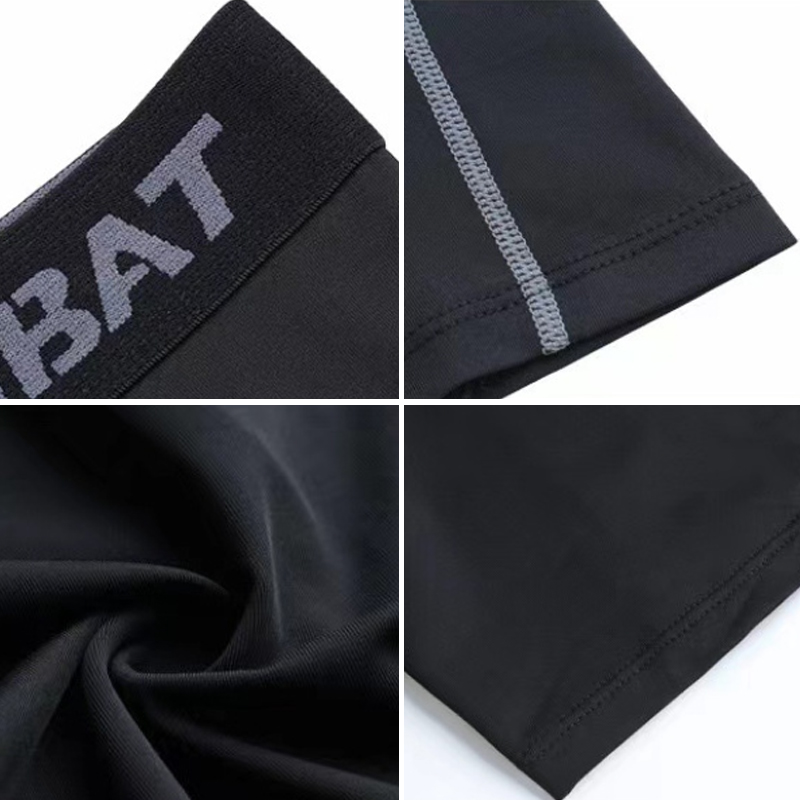 Pantalones de compresión para hombre, mallas frescas y secas, capa base deportiva, mallas para correr, pantalones cortos activos de entrenamiento atlético