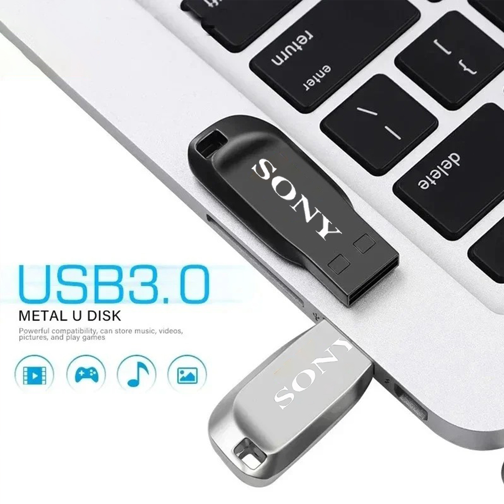 SONY 2 TB USB 3.0 Pen Drive 1 TB 512 GB High-Speed-Transfer Metall SSD Pendrive Cle Tragbarer U-Disk-Flash-Laufwerk Memoria Stick