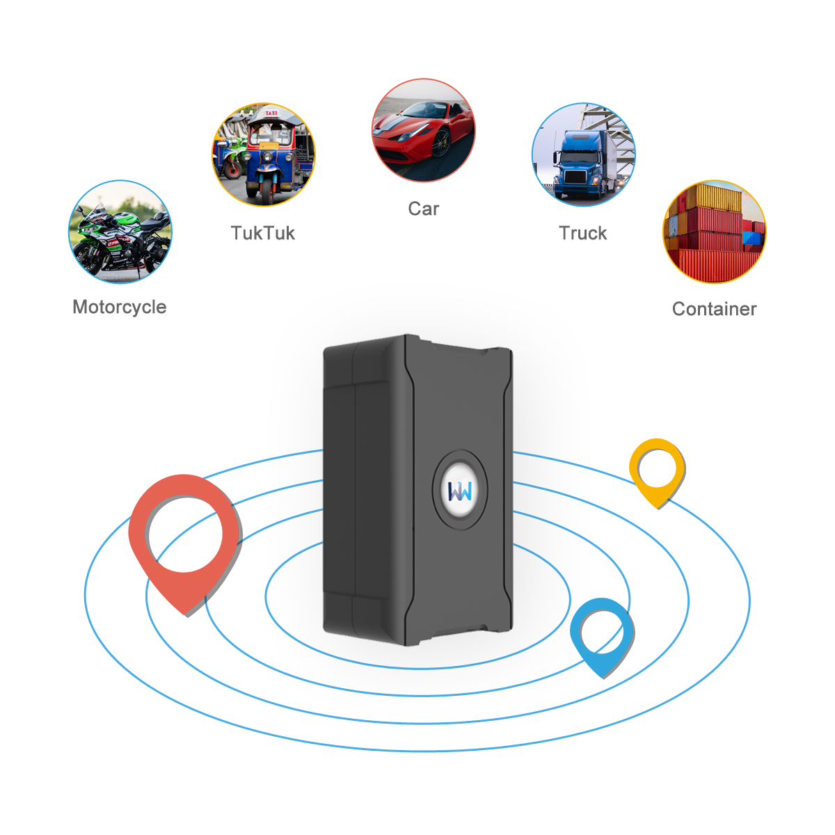 5M Độ Chính Xác Định Vị 2G 4G Đồng Hồ Định Vị GPS Cho Xe Thời Gian Thực Chống Trộm Thiết Bị Định Vị