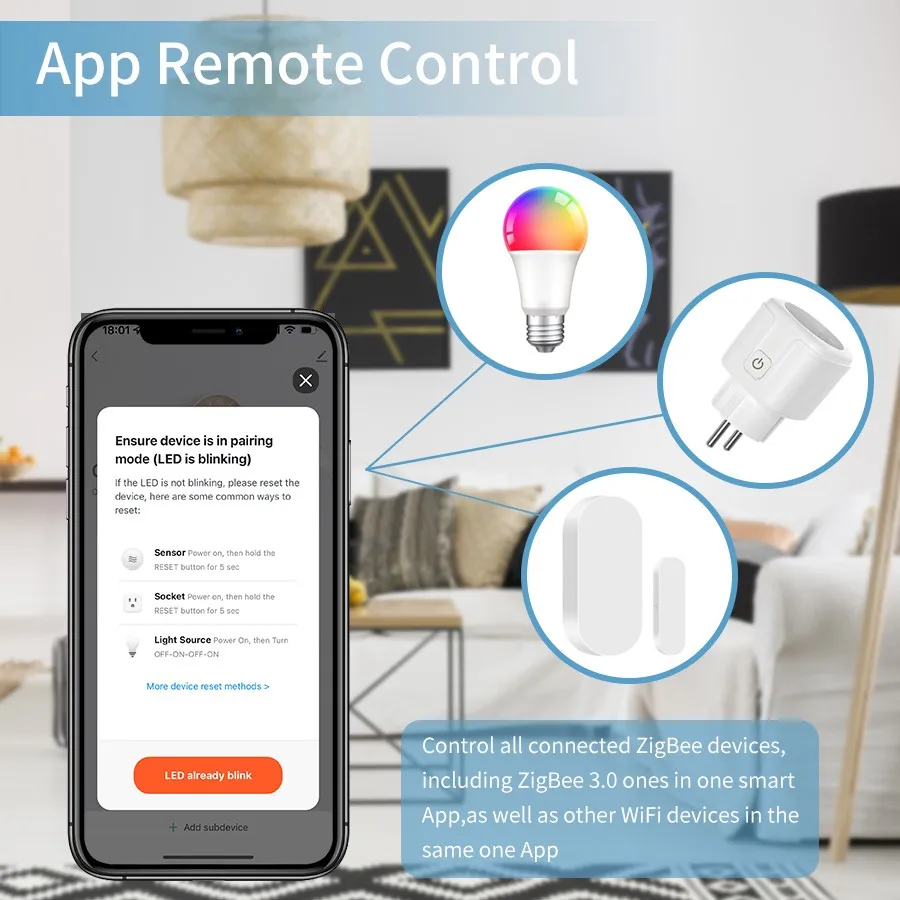 Tuya – passerelle multimode intelligente sans fil, Bluetooth ZigBee Mesh Hub, contrôle de maison intelligente, application Smart Life, fonctionne avec Alexa Google Home