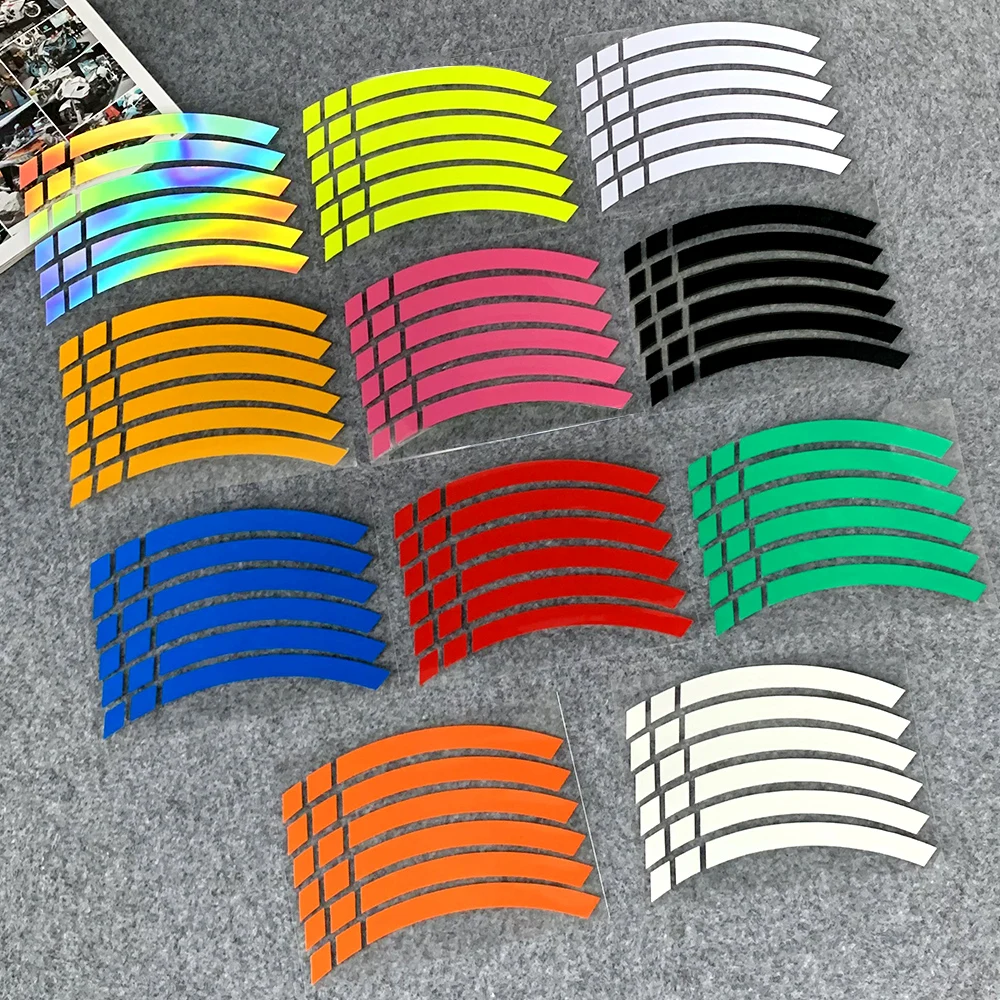 For HONDA PCX 125 150 160 PCX125 PCX-125 PCX150 PCX160 Reflective Motorcycle Wheel Sticker Hub Inner Decals Rim Stripe Tape