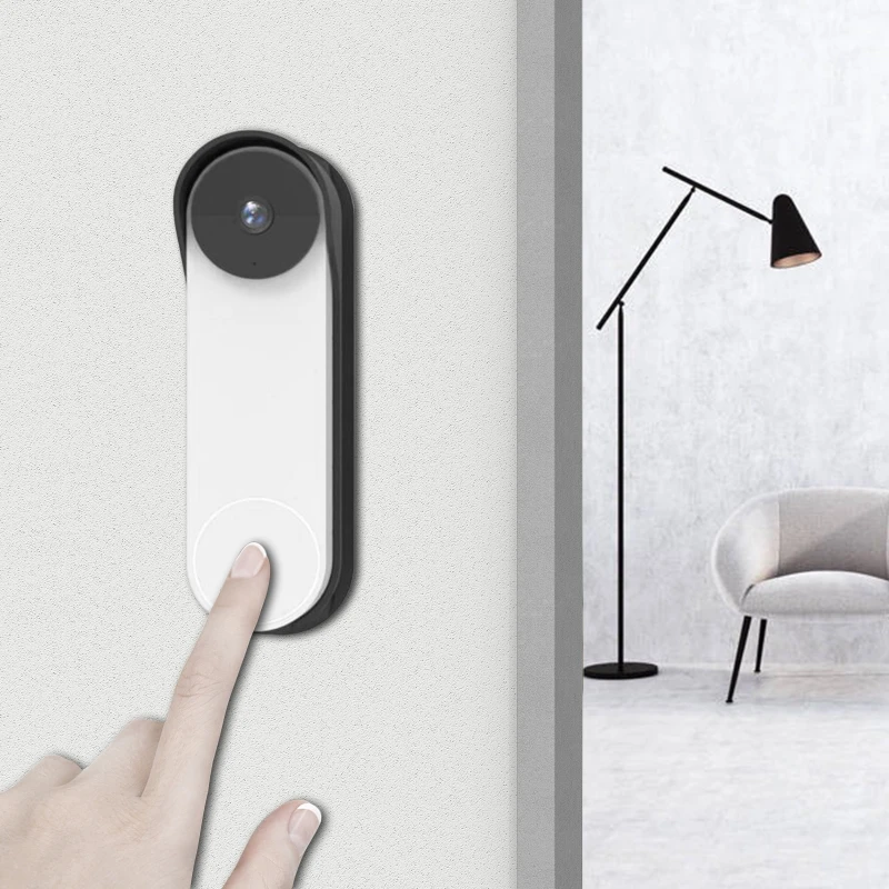 Soporte de timbre antirrobo para el hogar y la Oficina, montaje de timbre inalámbrico, sin perforación ángulo ajustable, nuevo, 2022