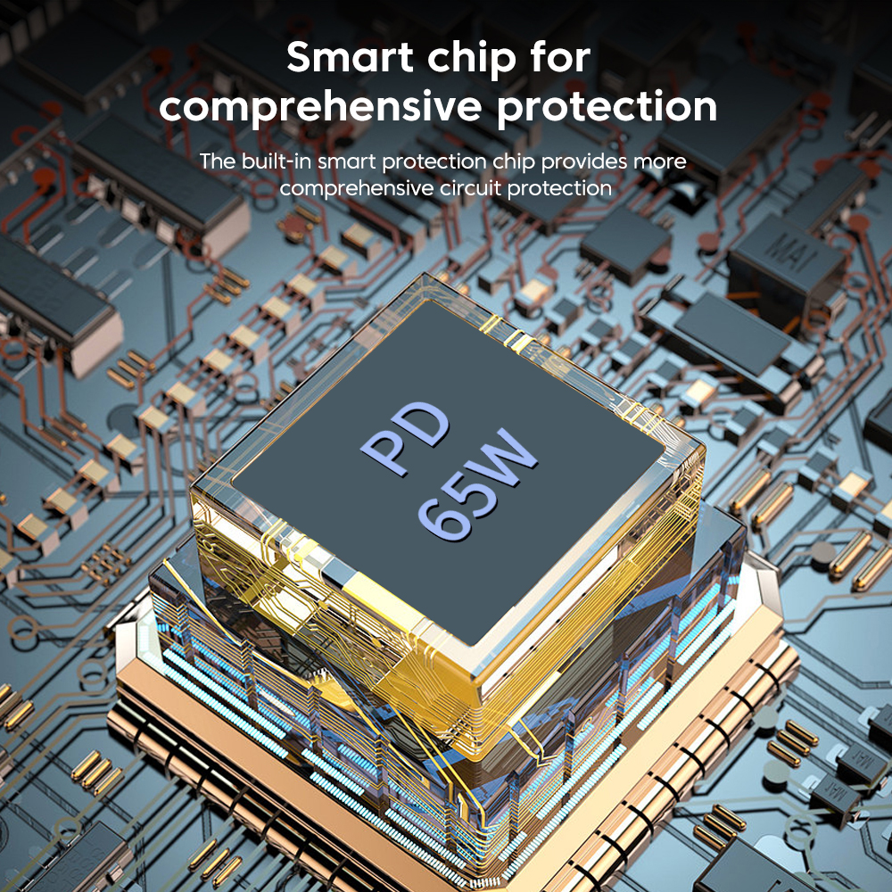 USB Charger 65W GaN Type C Fast Charging PD Power Adapter Quick Charger 3.0 For iPhone 15 Xiaomi POCO Samsung Oneplus