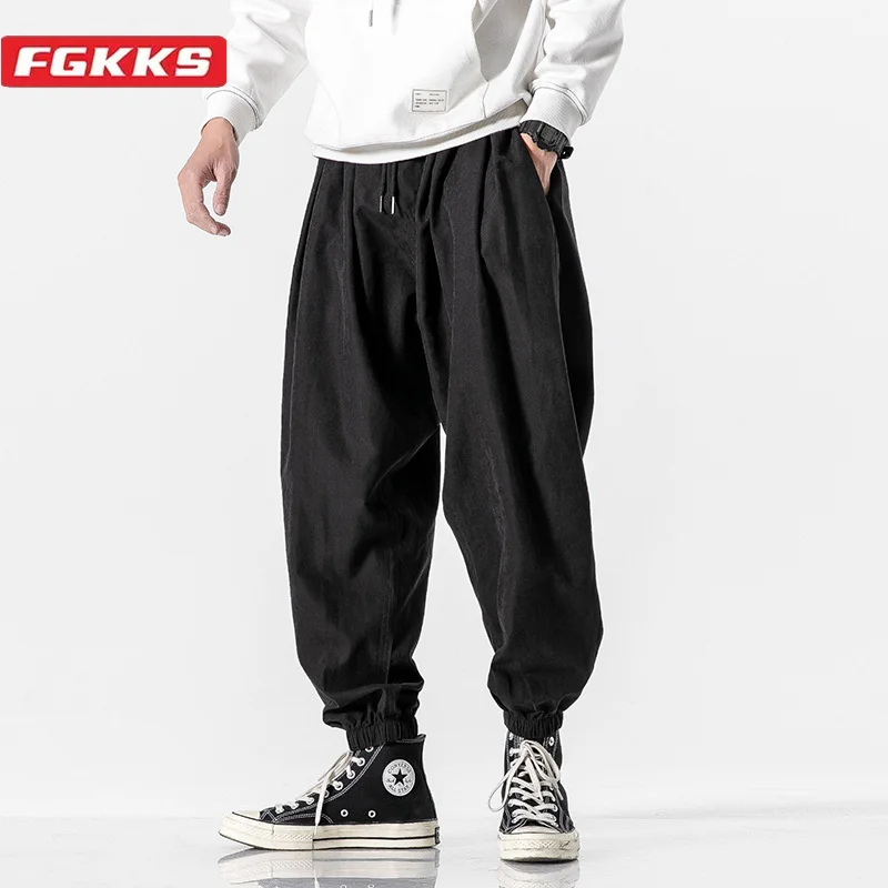 FGKKS 2024 Outdoor Casual Hosen Für Männer Korsett Mode Trend Hosen Hohe Qualität Design Hot Street Wear Casual Hosen Für Männer