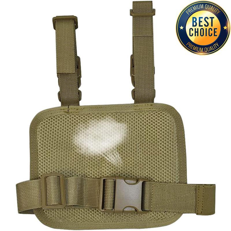 Plataforma táctica de pierna caída 1000D, Panel de pierna ajustable MOLLE, plataforma MOLLE para muslo con cinturón ajustable y correas para el muslo