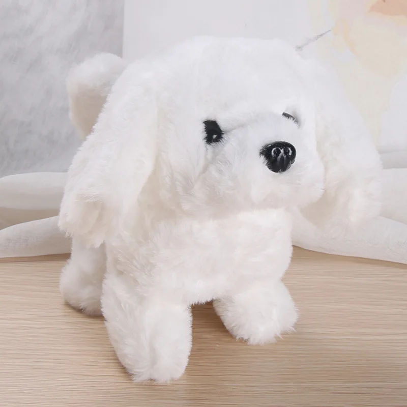 Enfants intelligent interactif en peluche chiot enfants jouets électroniques mignon Robot chien marche écorce saut Wag queue chien jouets pour bébé cadeau d'anniversaire