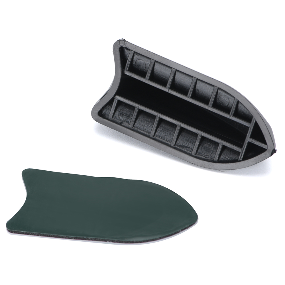 UV-protected & weatherproof 6pcs Black Car EVO-Style PP Roof Shark Fins Spoiler Wing Kit Vortex Generator PQY-WSS11