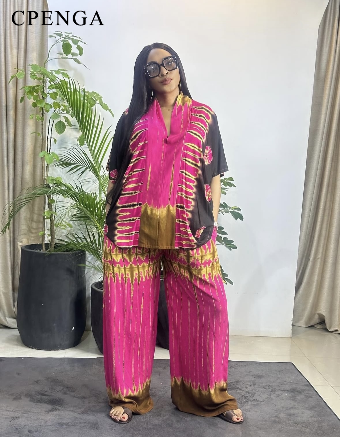 Verão duas peças combinando roupas africanas dashiki para mulheres plus size impresso topo e calça terno 2025 roupa casual nigeriano