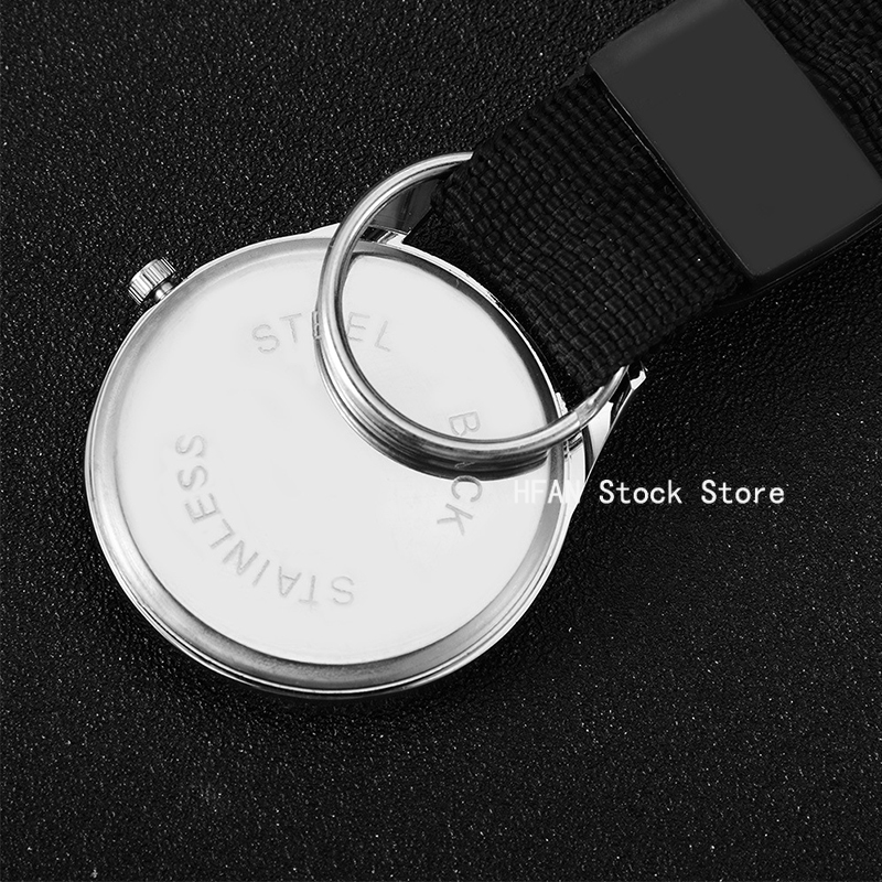 Enfermera Fob reloj de bolsillo con clip de mosquetón, reloj Médico Deportivo, relojes de senderismo, reloj vintage, brújula de montañismo, envío directo