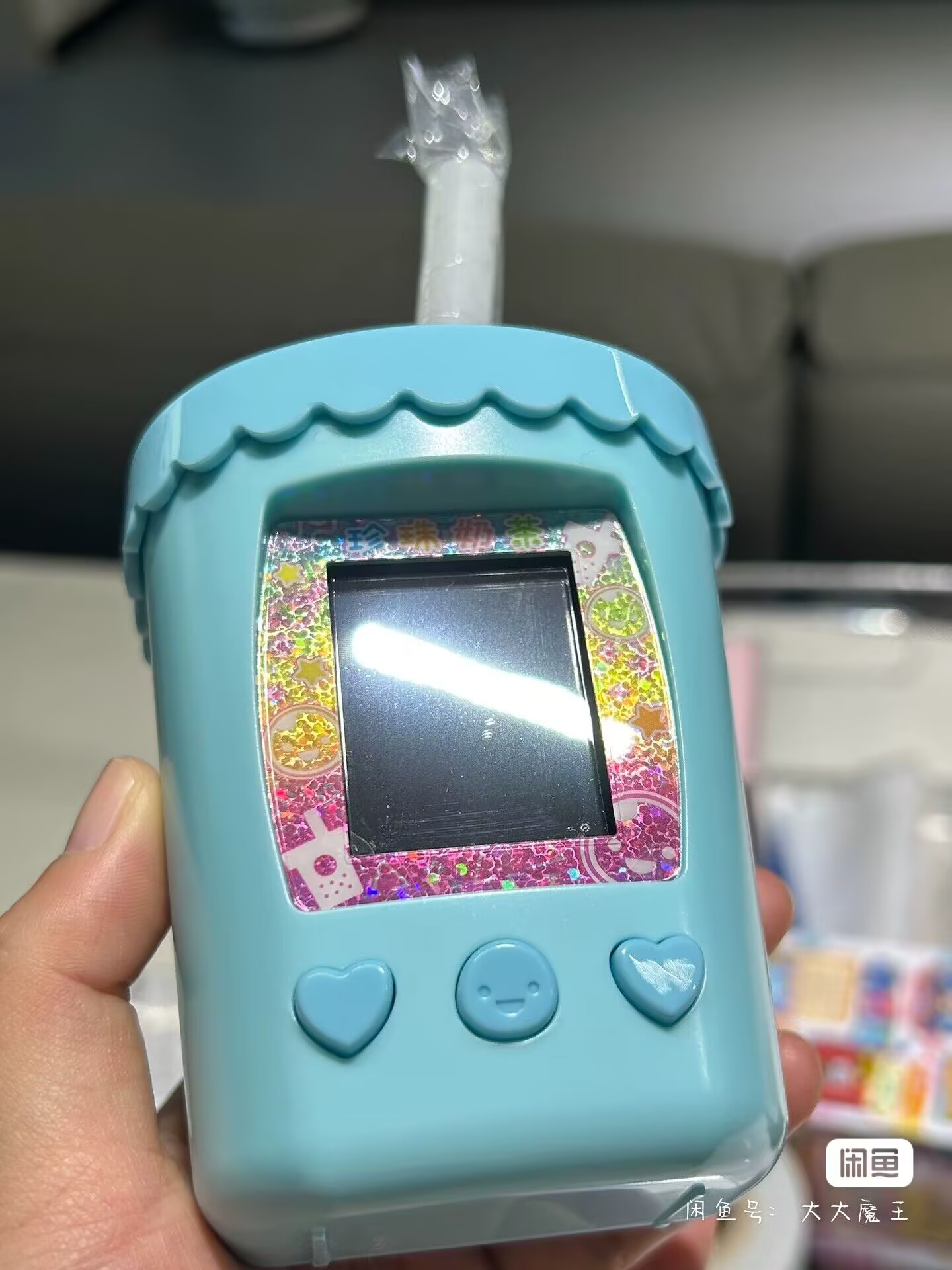 Bandai Original Tamagotchi Smart Meets Pix Тапиока Bubble Tea Drink Электронная игра Детская кавайная рождественская игрушка