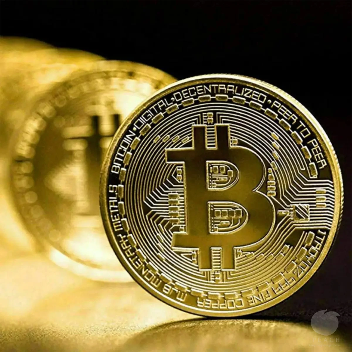Moneda de Bitcoin chapada en oro, colección de arte coleccionable, regalo conmemorativo físico, Casascius, Metal, imitación antigua, feliz cumpleaños
