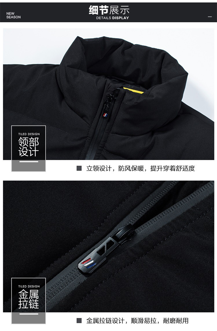 2024 Winter neue Herren-Baumwolljacke, täglich lässig, winddicht und kältebeständig, warme Baumwollkleidung